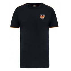 Tshirt Bicolore - Noir/Orange