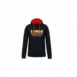 Sweat EDR Homme - Noir/Rouge