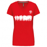 Tshirt EDR Authentic Femme - Rouge