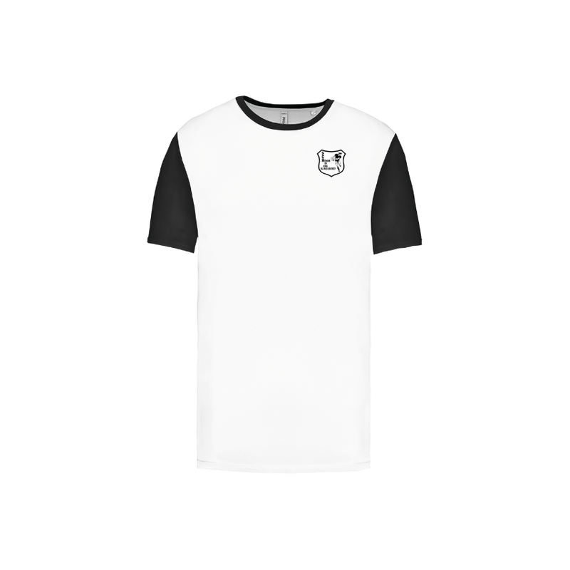 Tshirt Bicolore Enfant - Blanc/Noir