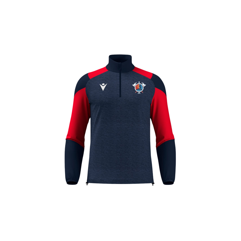 Sweat 1/4 Zip CUZCO - Navy Rouge