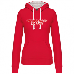 Sweat à capuche Authentic CAC Femme - Rouge