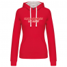 Sweat à capuche Authentic CAC Femme - Rouge