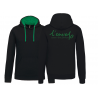 Sweat Classic Envol - Noir/Vert
