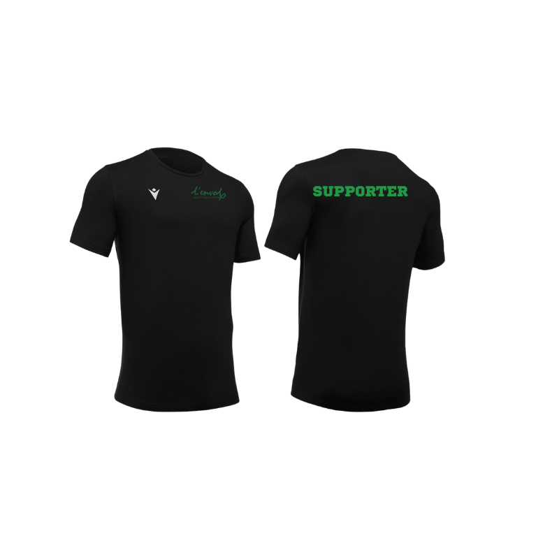 Tshirt Boost Hero Supporter - Noir