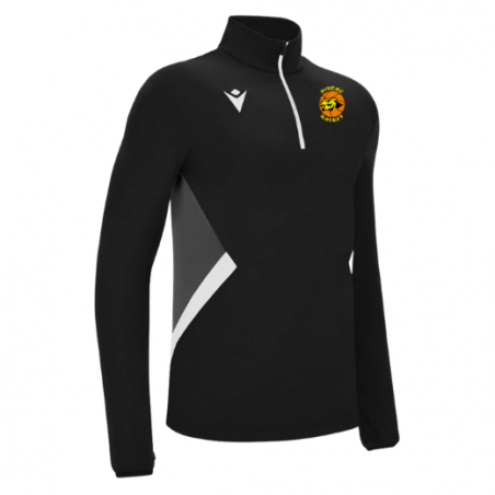 Veste 1/4 de zip - Noir