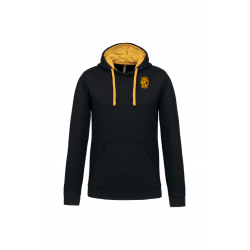 Sweat a capuche Homme - Noir jaune
