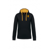 Sweat a capuche Homme - Noir jaune