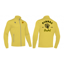 Veste full zip - Jaune