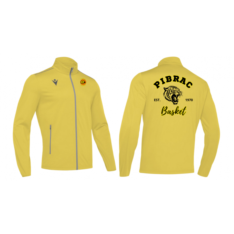 Veste full zip - Jaune