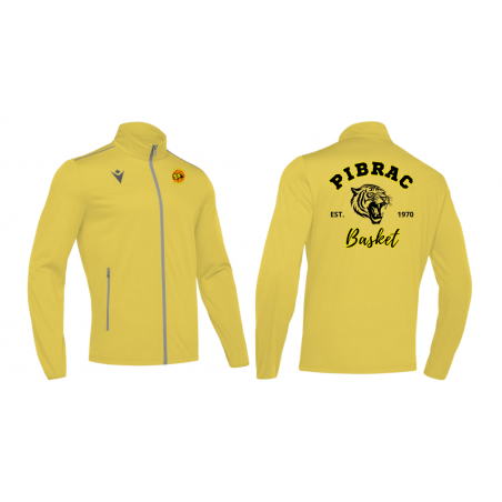 Veste full zip - Jaune