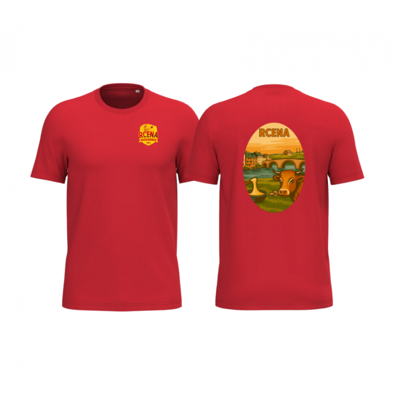 Tshirt RCENA Adulte -  Rouge