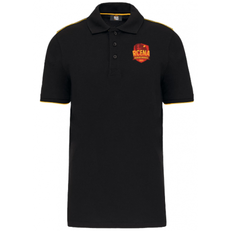 Polo Liseré Jaune Homme