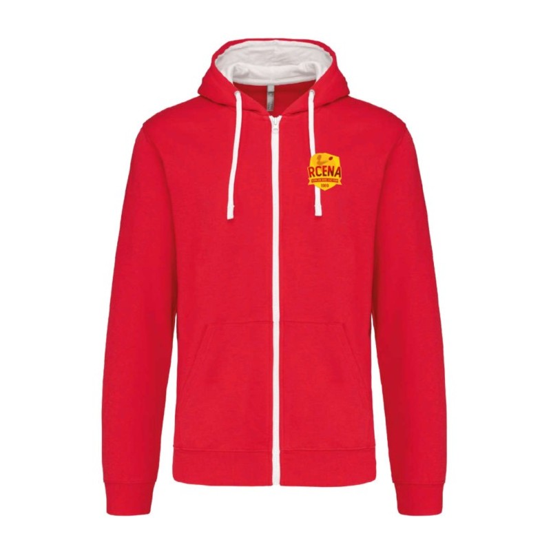 Veste à capuche Adulte - Rouge